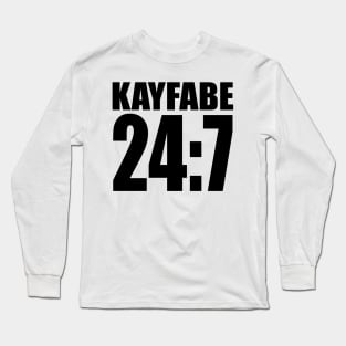 Kayfabe 24:7 Long Sleeve T-Shirt